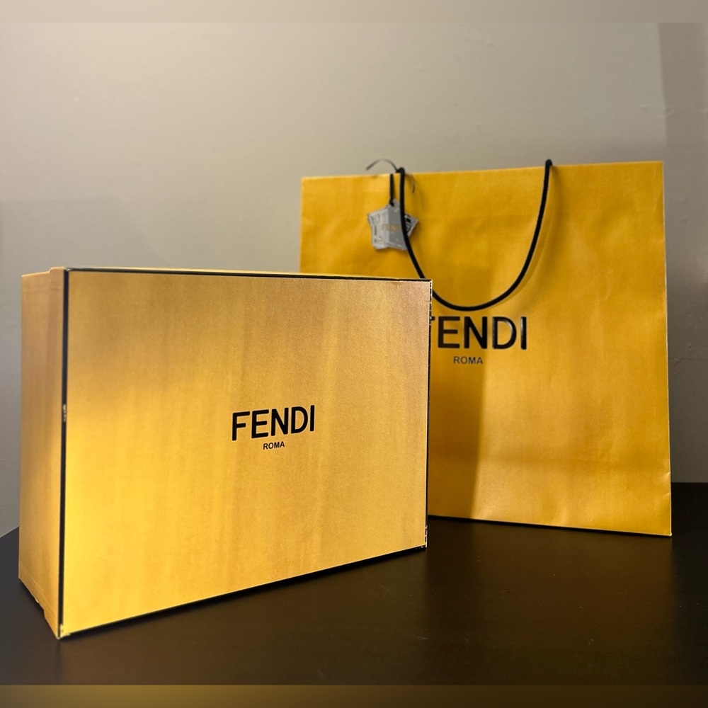 Authentic Fendi Box & Bag Set